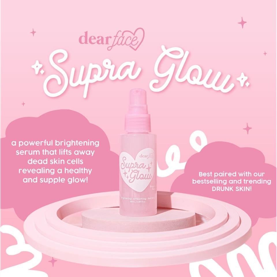 Dear Face Supra Glow Brightening Serum (50 ml)| Brightening, Smoothening, Firming - bluelily.me